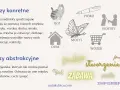 Wyrazy abstrakcyjne przykłady: miłość, poczucie, myśl, zabawa, uroda, sen, stworzenie, informatyka.