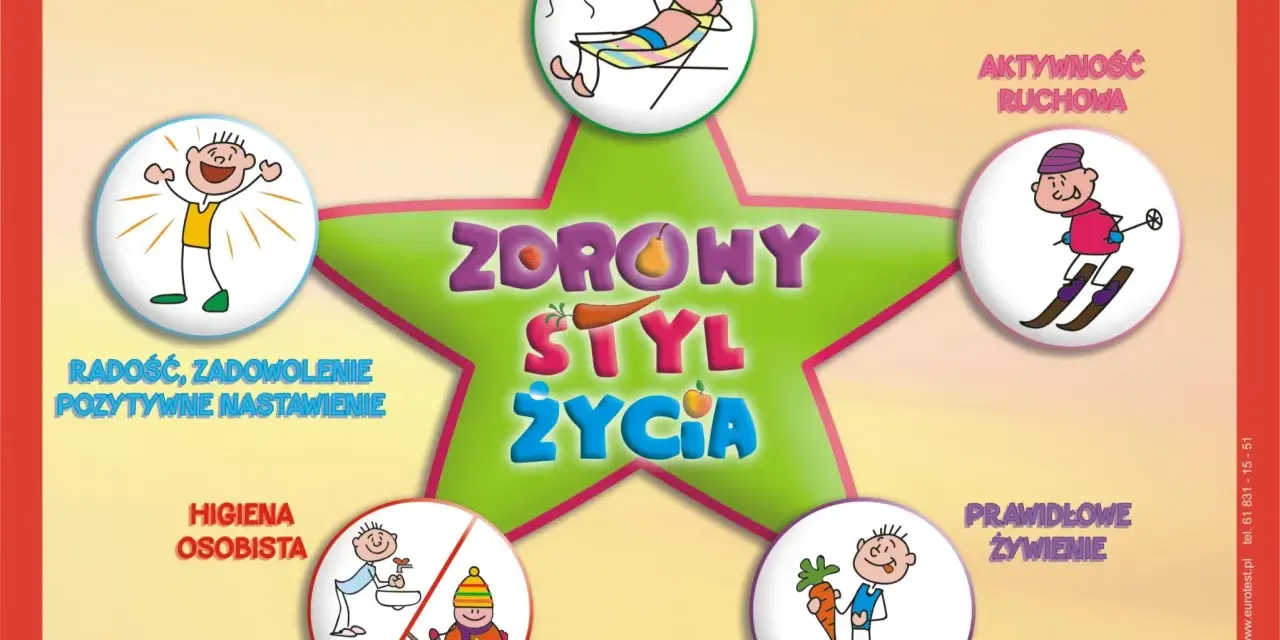Zasady zdrowego odżywiania i stylu życia: wypoczynek, aktywność, radość, higiena, ubiór i prawidłowe żywienie.