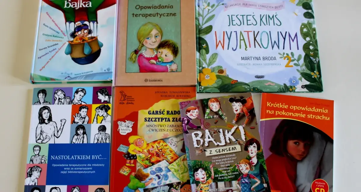Kolekcja krótkich bajek terapeutycznych dla dzieci i młodzieży, wspierających rozwój emocjonalny i radzenie sobie z trudnościami.