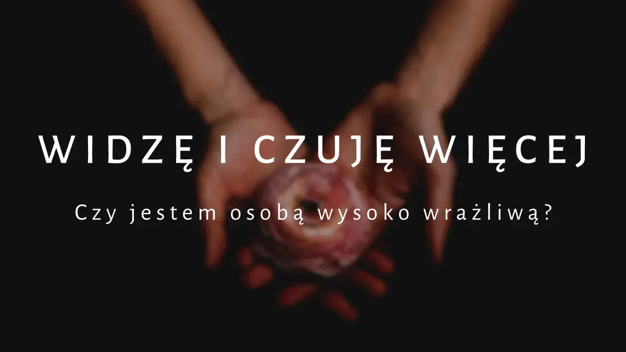 Dłonie trzymają kwiat. Napis:
